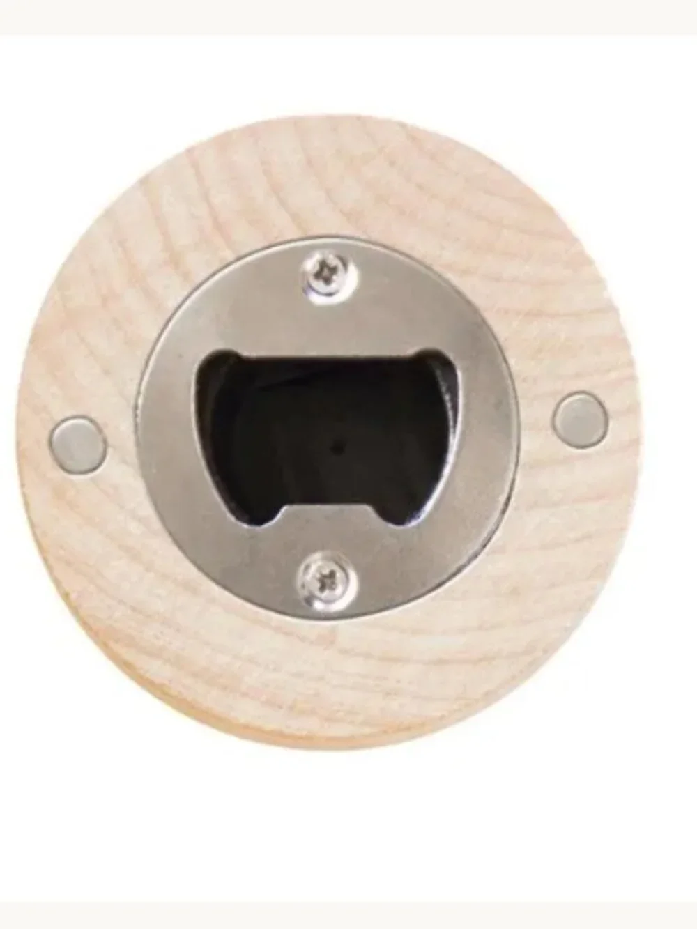 Rustic Wooden Beer Bottle Opener: Funny 